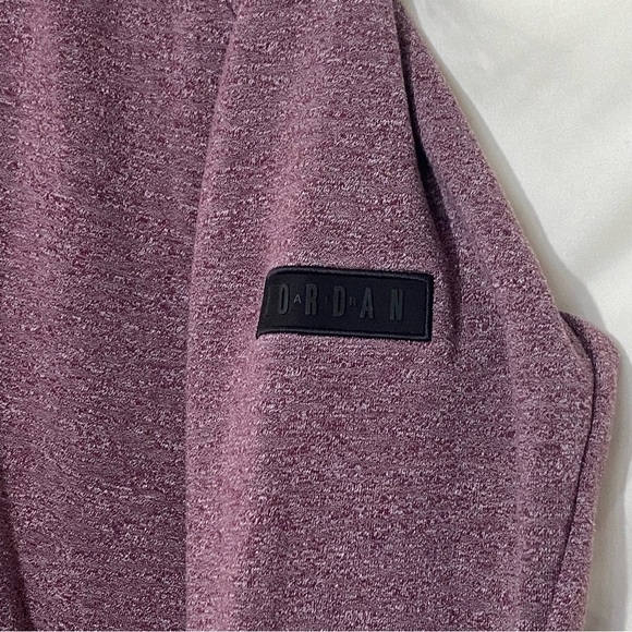 Jordan Men’s zip  up Maroon hoodie size L - Picture 5 of 9